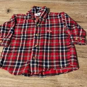 Vintage 90s Oshkosh B’gosh plaid button down